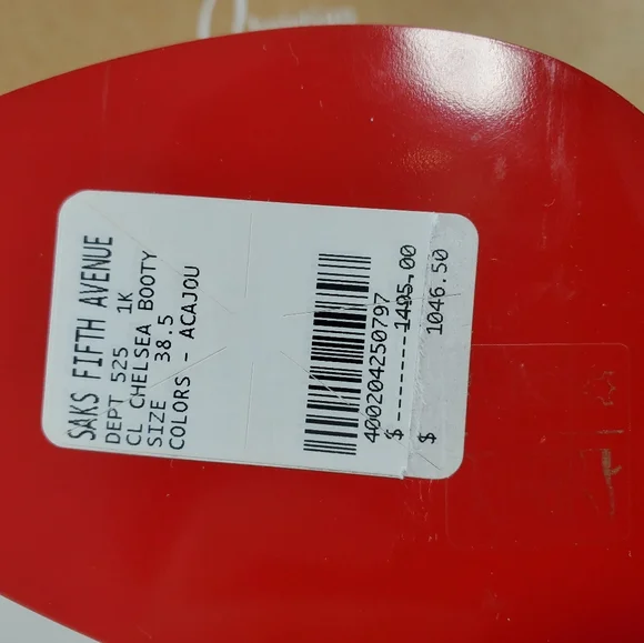 NWT$1,495 Christian Louboutin CL Chelsea Booty 70 Brown Boots Sz 38.5 , US 8.5 - Picture 14 of 16